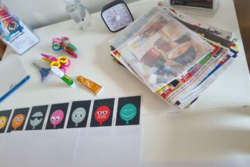 Séance d’art-thérapie sur les émotions : Collage