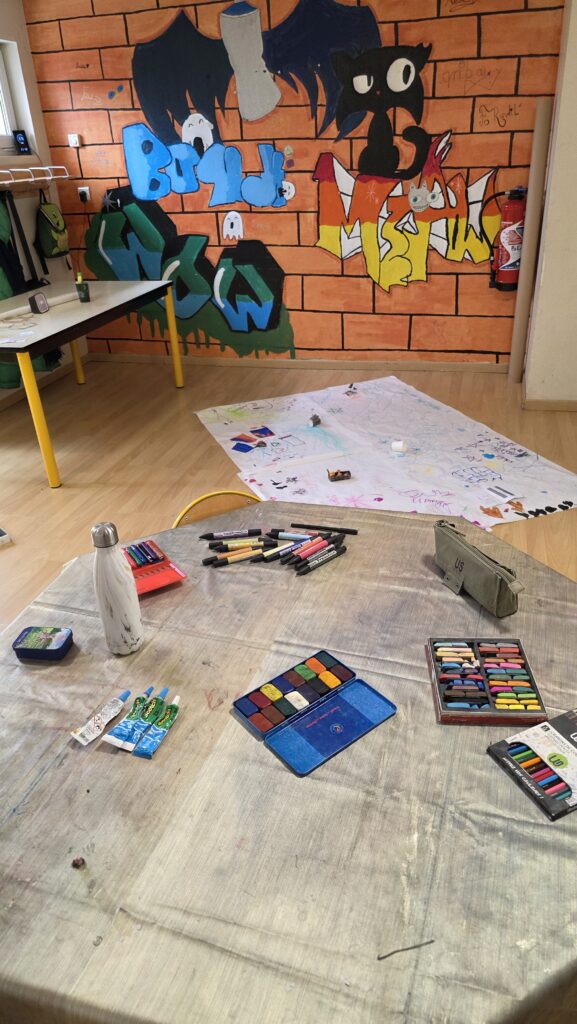 Atelier enfants -loisir créatif et fresque